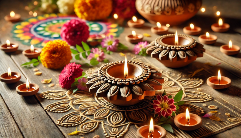 Handcrafted Diyas and Lanterns - Thoughtful Diwali Gift Ideas for Family