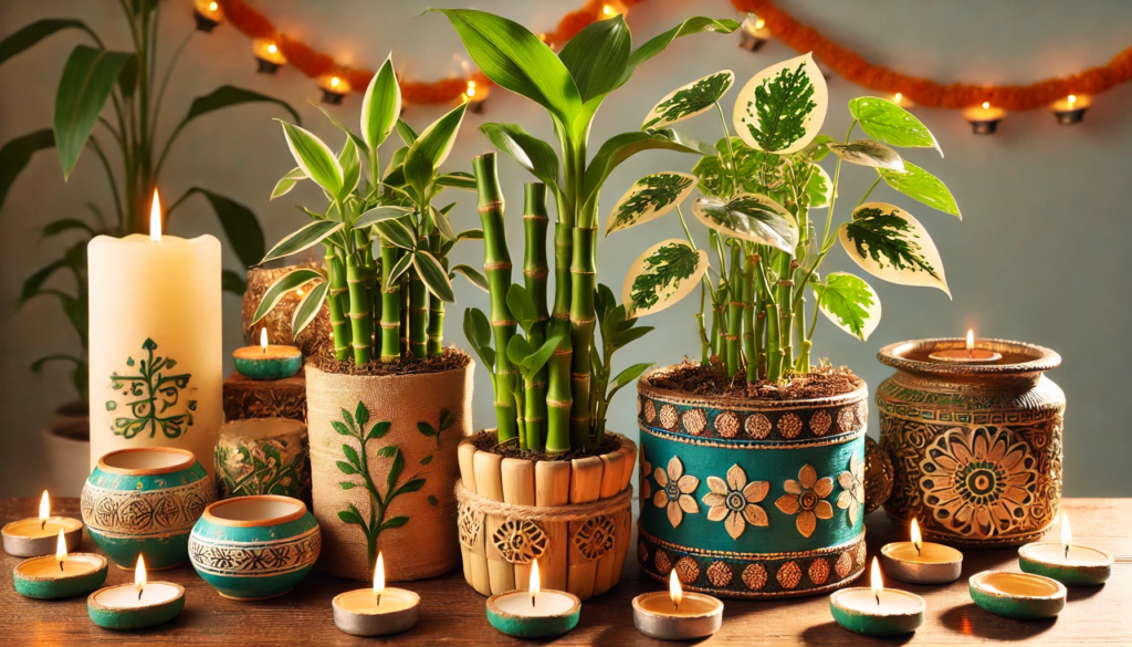 Eco-Friendly Potted Plants - Thoughtful Diwali Gift Ideas for Family