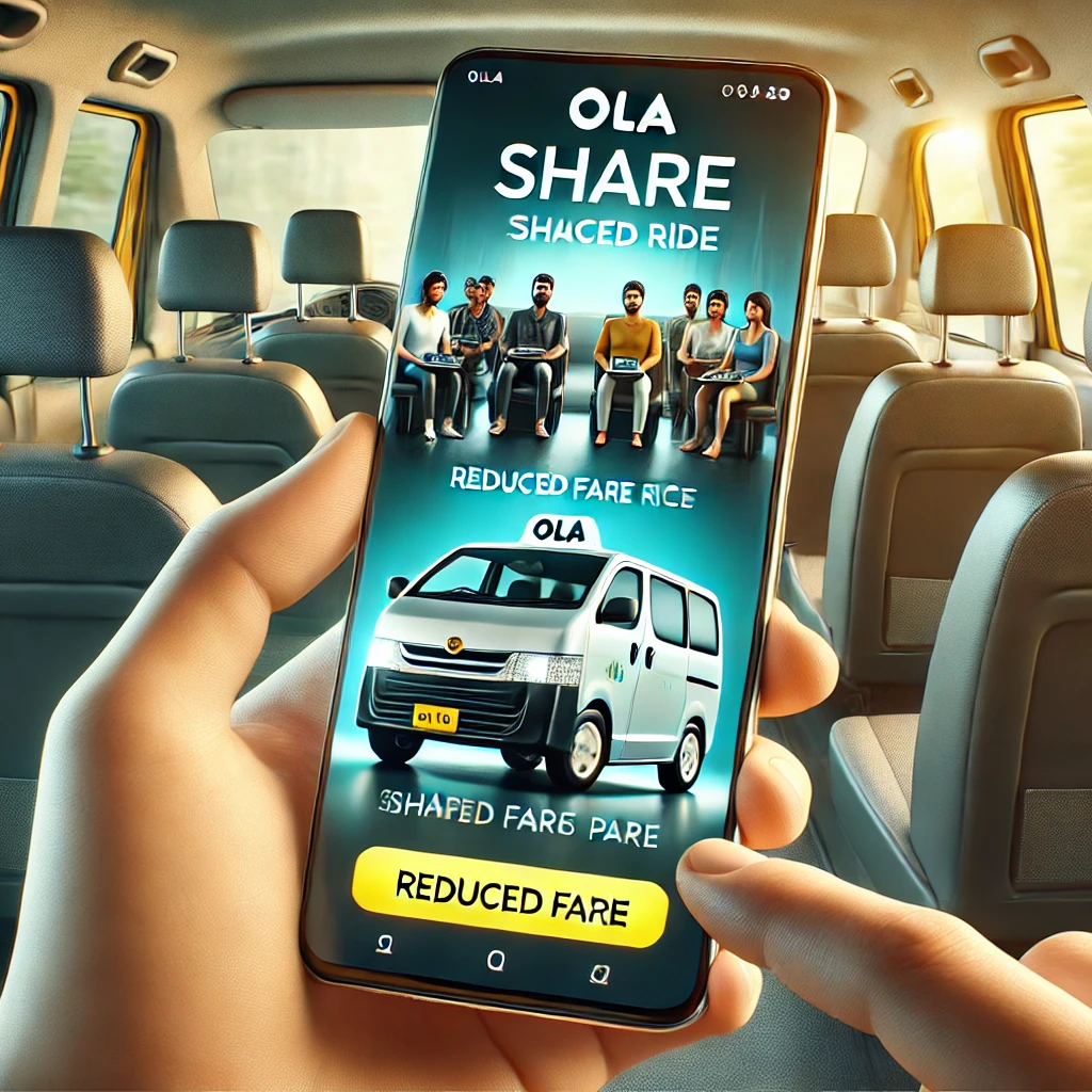 Explore Ola Share for Group Rides