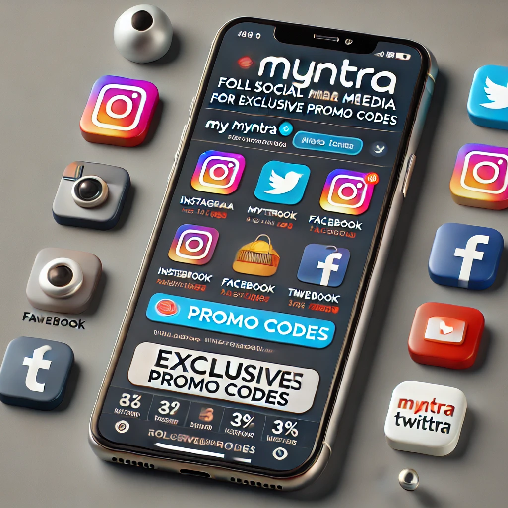 Follow Myntra on Social Media for Exclusive Promo Codes