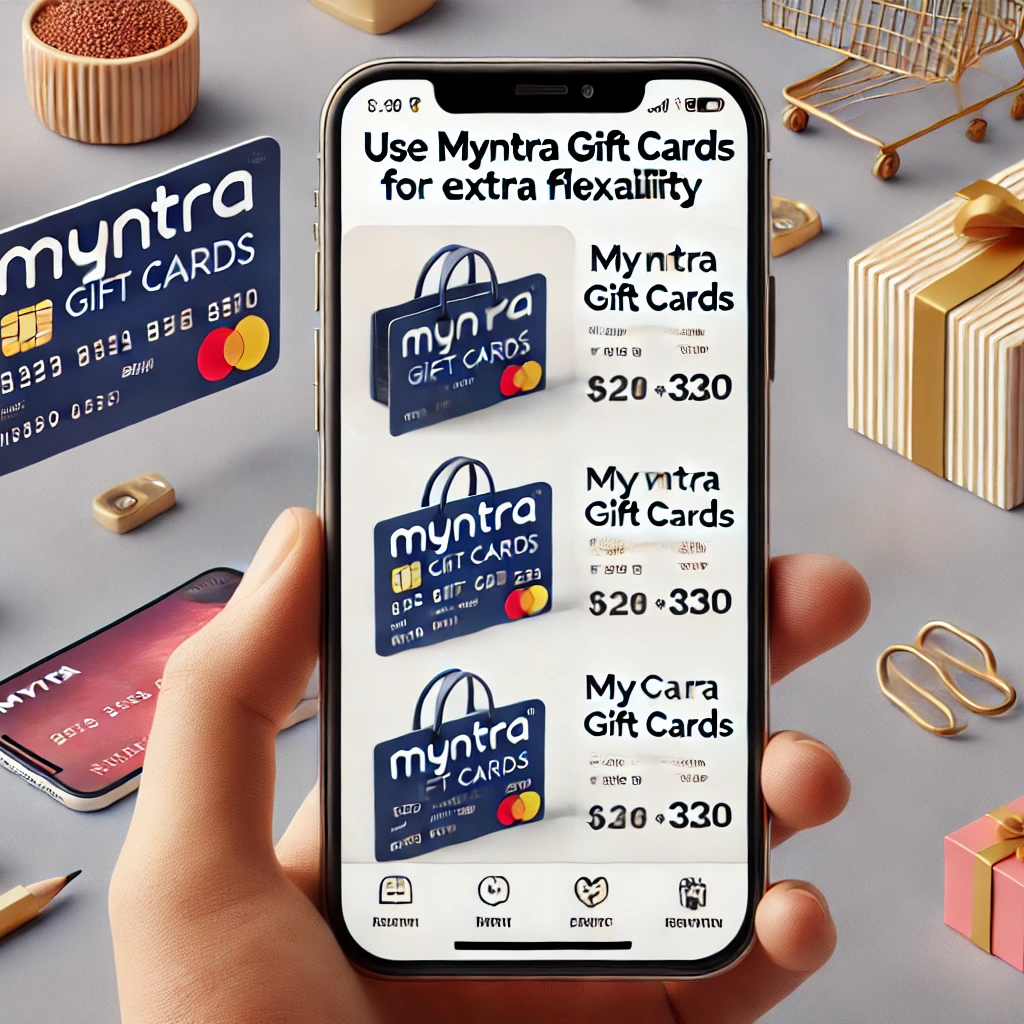 Use Myntra Gift Cards for Extra Flexibility